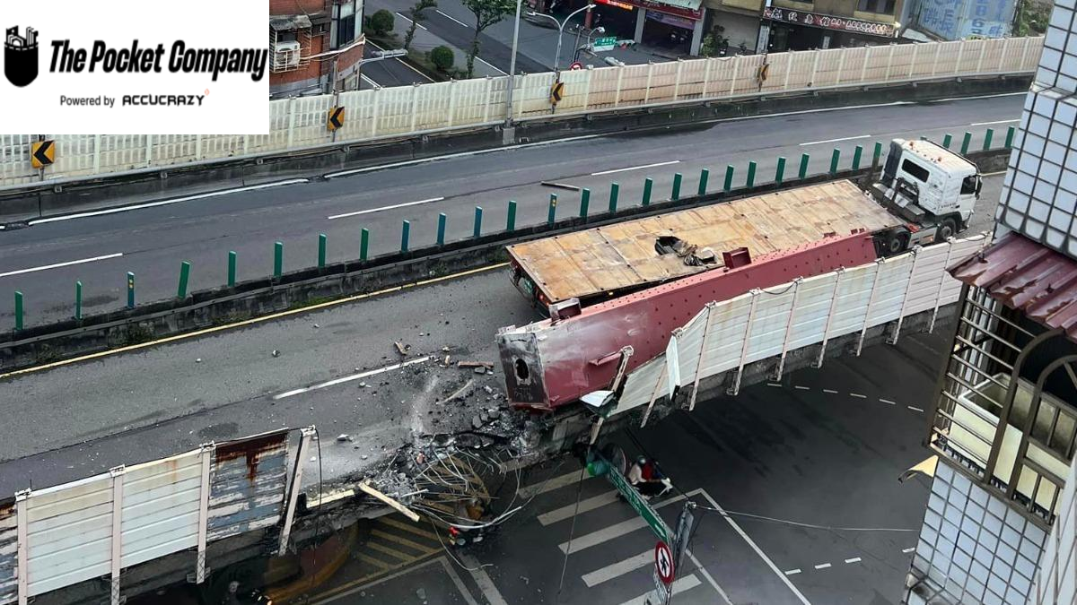 忠孝橋受創！超重聯結車釀禍，司機遭限制住居